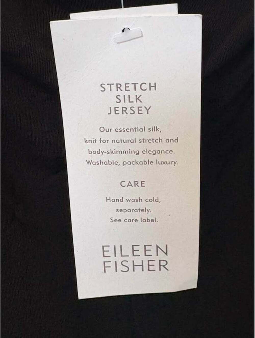 Eileen Fisher Stretch Silk Jersey Drape Neck Maxi Dress XL - Picture 4 of 6